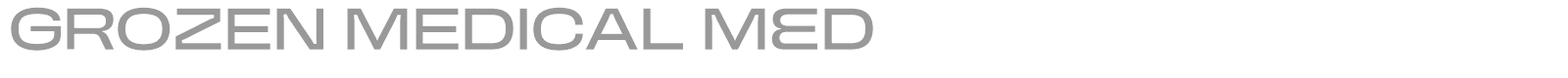 Grozen Medical font preview